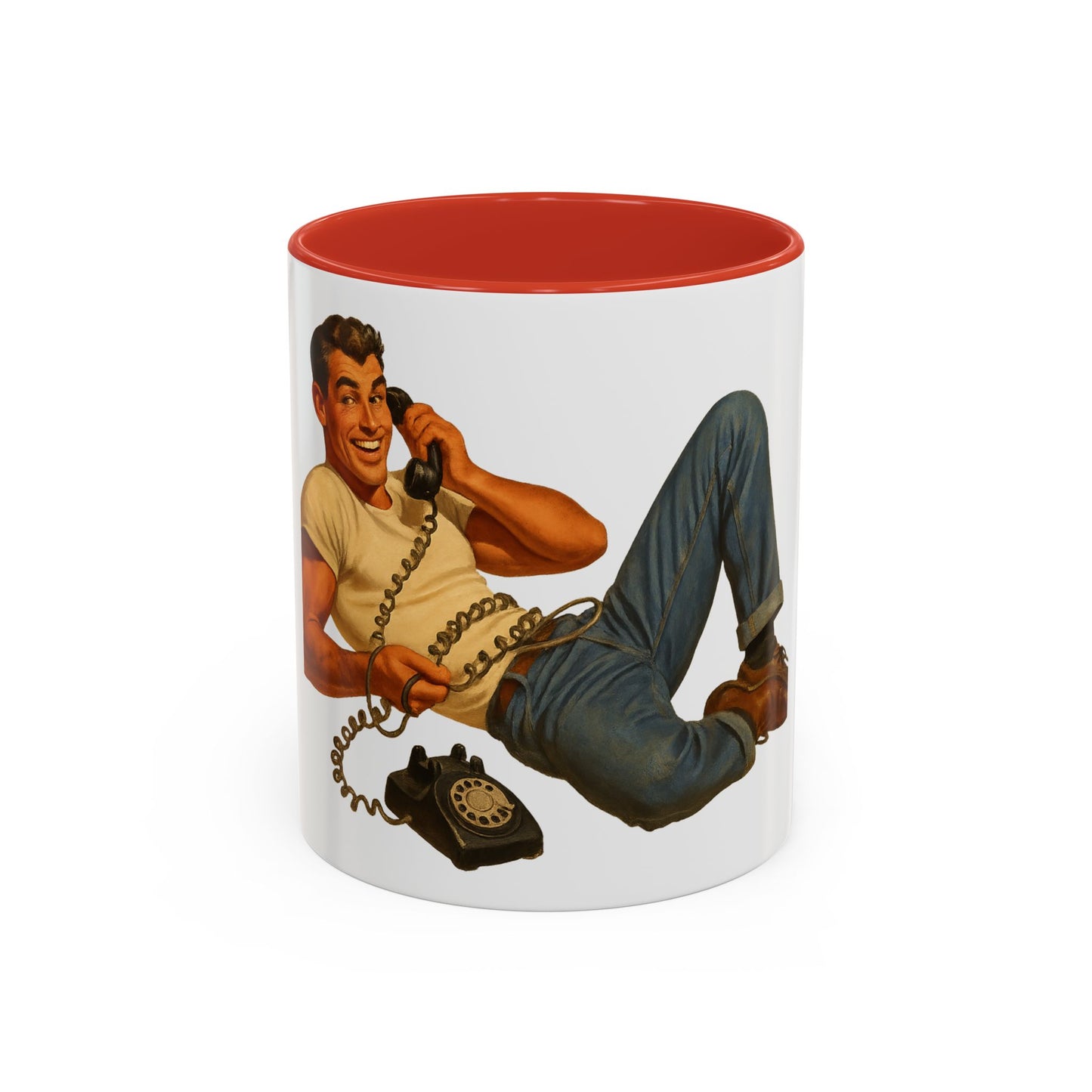 On the Phone Coffee Mug