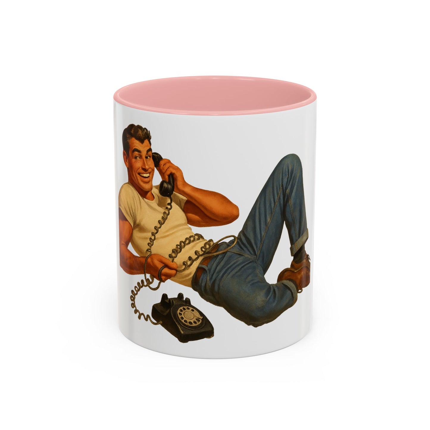 On the Phone Coffee Mug