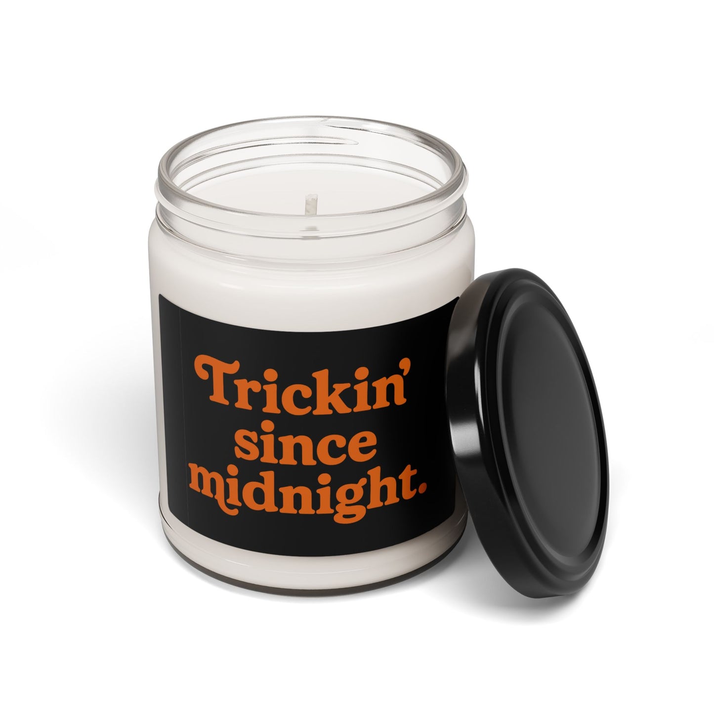 Halloween Scented Candle, Trickin' Since Midnight, Spooky Home Decor, Fall Gift, Autumn Vibes, Candle for Halloween