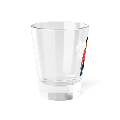 Pink Pony Boy Shot Glass