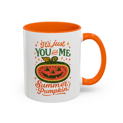 Its Just You And Me Summer Pumpkin Coffee Mug