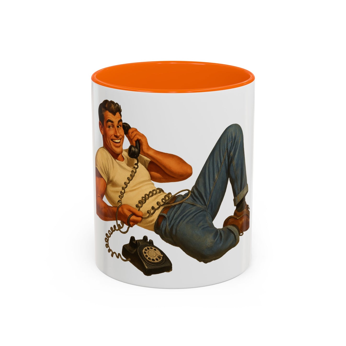 On the Phone Coffee Mug