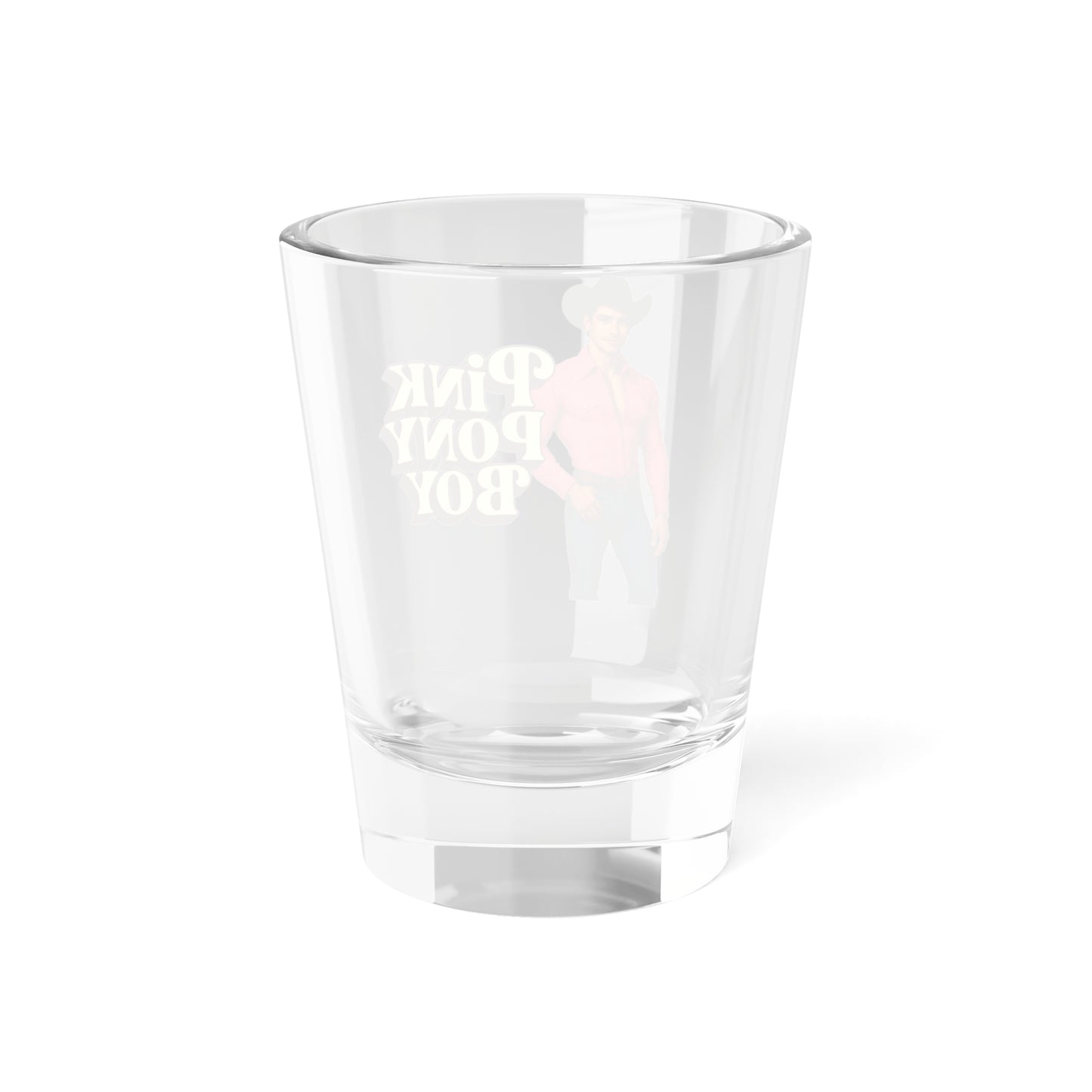 Pink Pony Boy Shot Glass