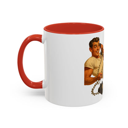 On the Phone Coffee Mug