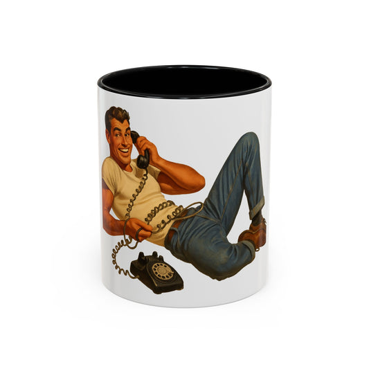 On the Phone Coffee Mug