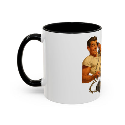 On the Phone Coffee Mug